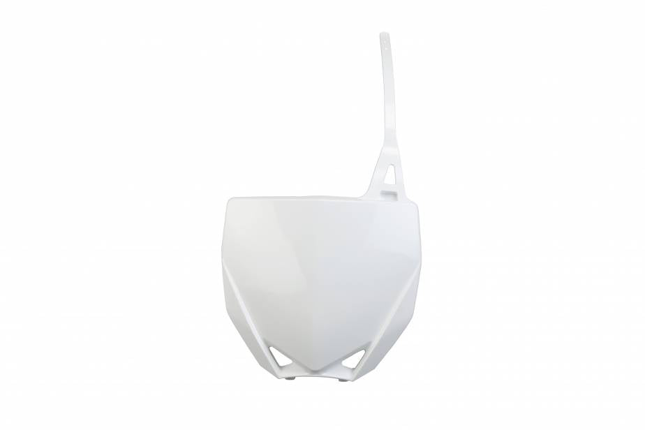 TABELLA PORTANUMERO ANTERIORE COMPATIBILE CON YAMAHA YZ 85 2015-2026 bianco