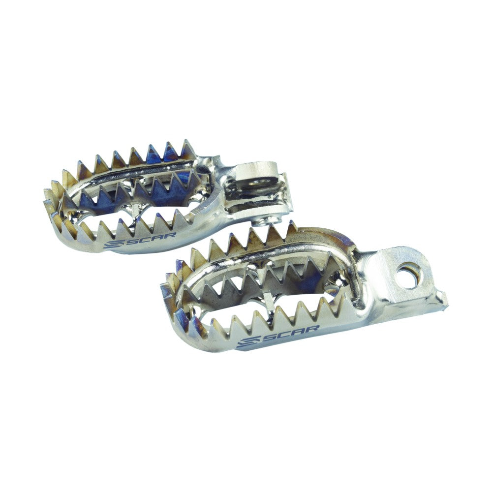 PEDANE TITANIO SCAR KTM 200 EXC (98-16) GRIPPER
