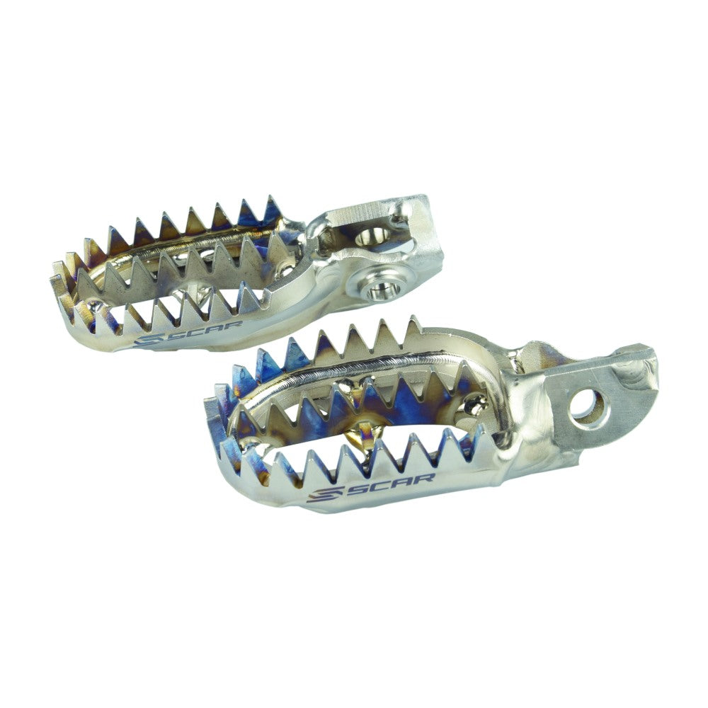 PEDANE TITANIO SCAR HUSQVARNA 250 TE (17-23) GRIPPER