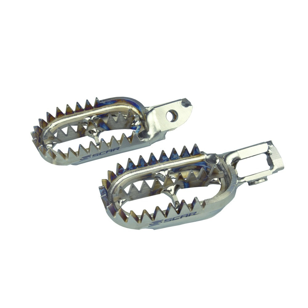 PEDANE TITANIO SCAR KTM 85 SX (25-26) GRIPPER
