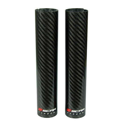 COPPIA PROTEZIONI FODERO INFERIORE IN CARBONIO 220X45 MM SCAR