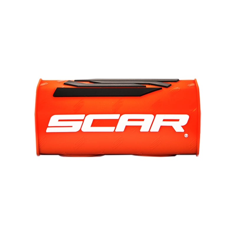 PARACOLPI SCAR ARANCIONE FLUO E BIANCO - MANUBRIO SENZA TRAVERSINO