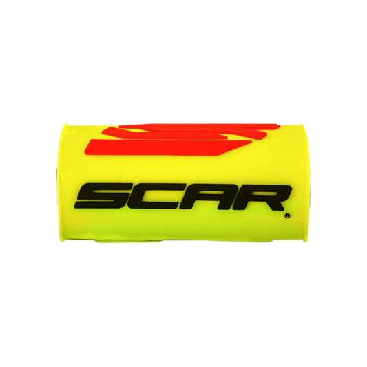 PARACOLPI SCAR GIALLO FLUO E NERO - MANUBRIO SENZA TRAVERSINO