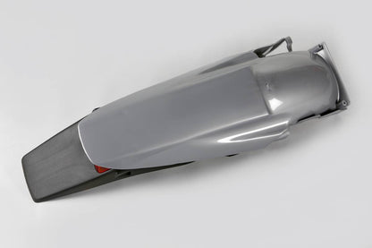 PARAFANGO POSTERIORE COMPATIBILE CON KTM EXC 300 1998-2003 / con portatarga argento