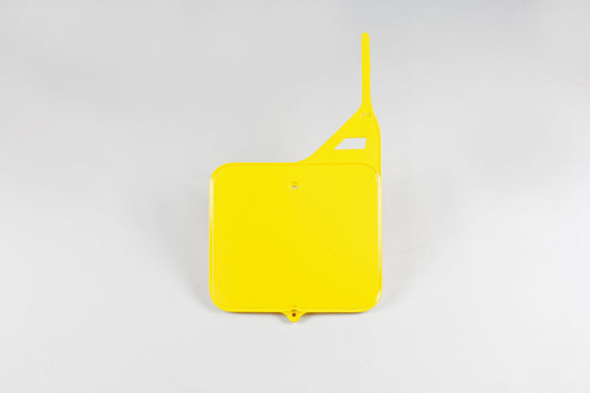 TABELLA PORTANUMERO ANTERIORE COMPATIBILE CON TM 80 1997-2000 - giallo