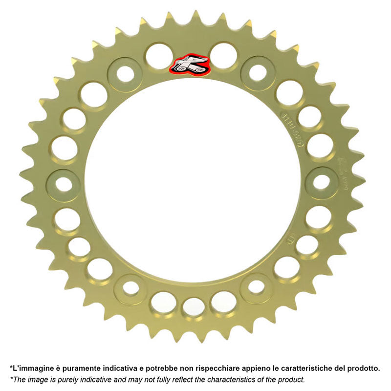 CORONA RENTHAL ERGAL ULTRALEGGERA YAMAHA XTZ 690 TENERÈ 700 WORLD RAID (T7 TENERÈ 700 WORLD RAID) (22-26) 45 DENTI PASSO 530