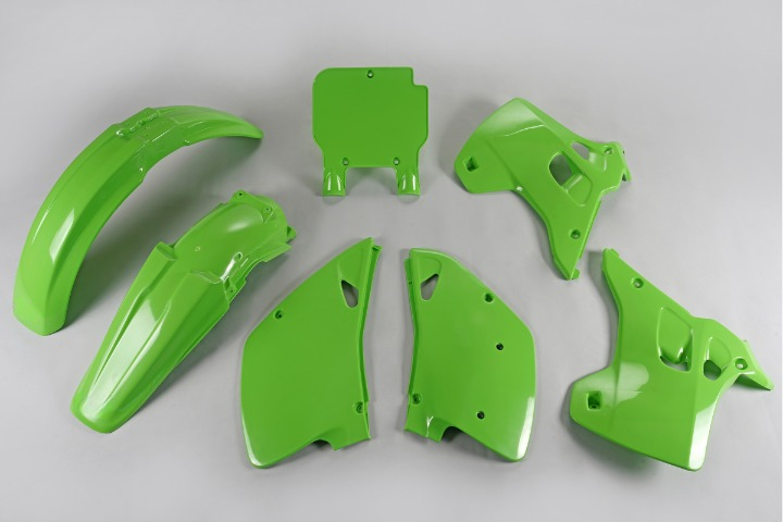 KIT-PLASTICHE-COMPATIBILE-CON-KAWASAKI-KX-125-1993-1993-VERDE-026