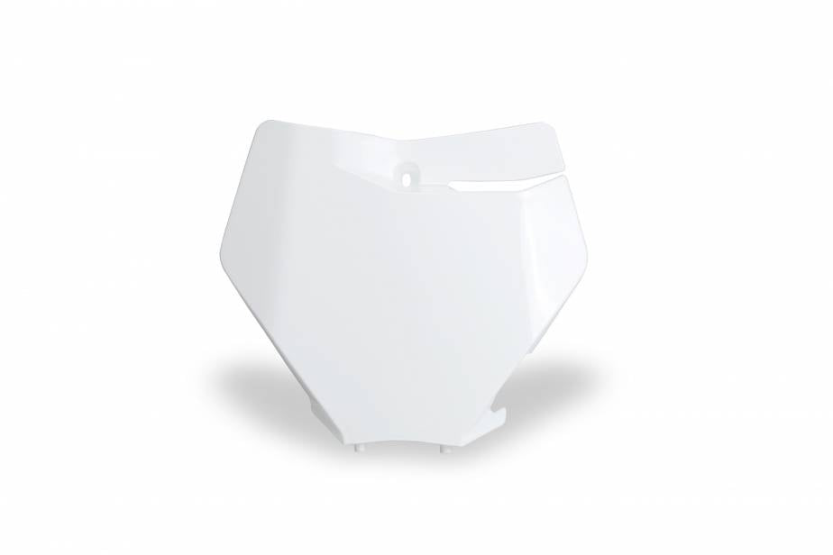 TABELLA PORTANUMERO ANTERIORE COMPATIBILE CON KTM SX-F 250 2019-2022 bianco 20-25