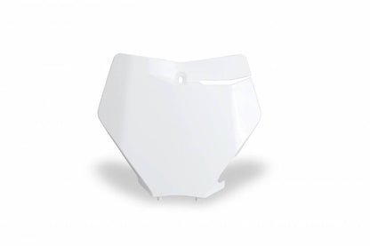 TABELLA PORTANUMERO ANTERIORE COMPATIBILE CON KTM SX-F 450 2019-2022 bianco 20-25