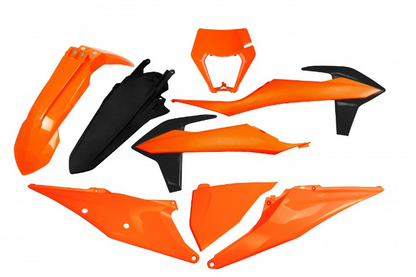 KIT-PLASTICHE-COMPATIBILE-CON-KTM-EXC-F-250-2020-2023-con-portafaro-OEM 20-999