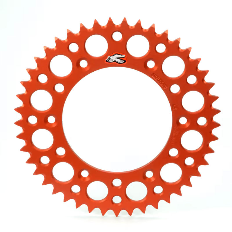 CORONA RENTHAL ERGAL ULTRALEGGERA HUSQVARNA TX 125 (18-19) 47 DENTI PASSO 520 ARANCIONE