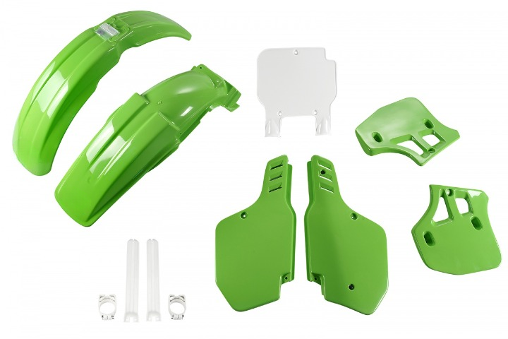 FULL-KIT-PLASTICHE-COMPATIBILE-CON-KAWASAKI-KX-500-1989-1992-OEM 89-90 & 92-999