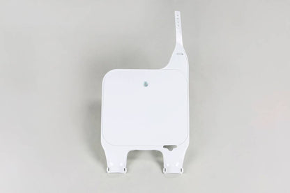 TABELLA PORTANUMERO ANTERIORE COMPATIBILE CON HONDA CR 500 1990-1994 / forche rovesciate bianco