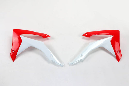 Convogliatori-Radiatore-per-Honda-CRF-450R-2013-2016-OEM-rosso-bianco