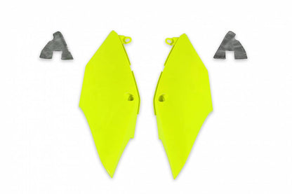 FIANCATINE-LATERALI-COMPATIBILE-CON-HONDA-CRF-250RX-2019-2021-GIALLO FLUO-DFLU