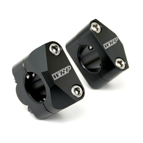 KIT ADATTATORI PER MANUBRIO 28.6 MM SU PIASTRE DA 22 MM NERI - WRP