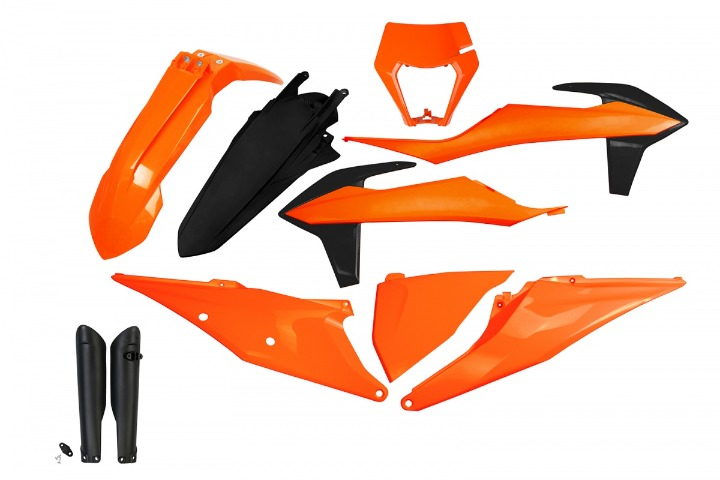 FULL-KIT-PLASTICHE-COMPATIBILE-CON-KTM-EXC-F-500-2020-2023-con-portafaro-OEM 20-999