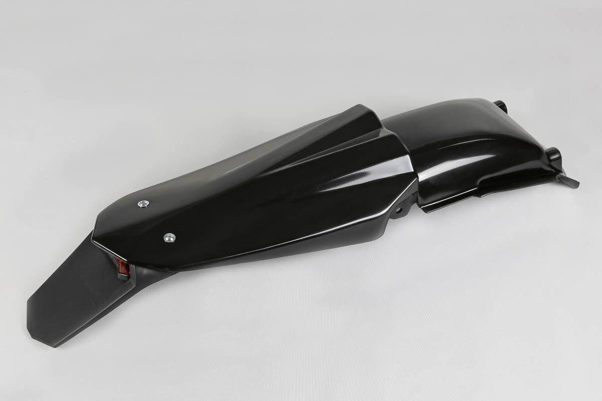 PARAFANGO POSTERIORE COMPATIBILE CON HUSQVARNA CR 250 2005-2013 / con portatarga nero