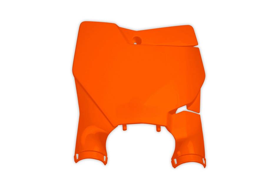 TABELLA PORTANUMERO ANTERIORE COMPATIBILE CON KTM SX-F 250 2016-2022 / Stadium arancio fluo