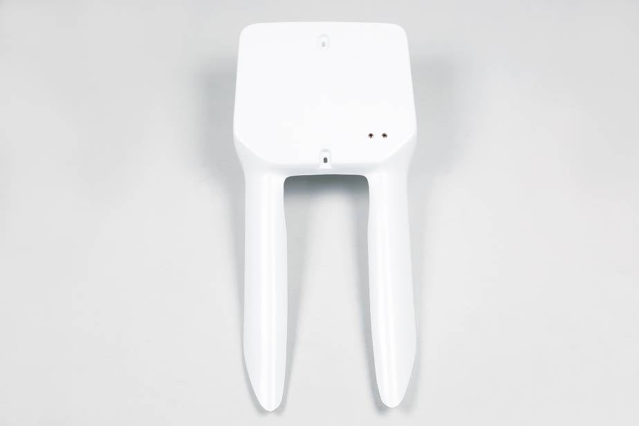 TABELLA PORTANUMERO ANTERIORE COMPATIBILE CON SUZUKI RM 80 1986-1999 bianco