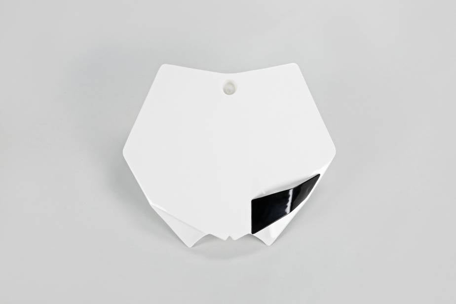 TABELLA PORTANUMERO ANTERIORE COMPATIBILE CON KTM SX 250 2007-2012 bianco