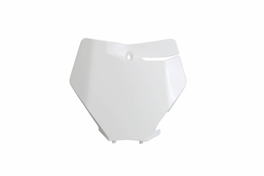 TABELLA PORTANUMERO ANTERIORE COMPATIBILE CON KTM SX 250 2019-2022 bianco