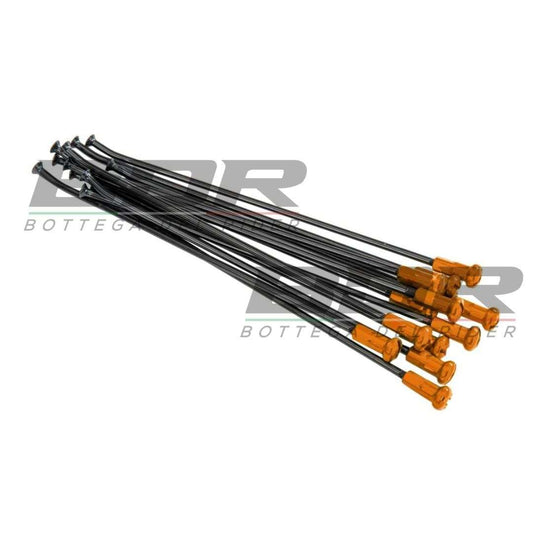 Set raggi ruota posteriore 18x2.15 arancione Ktm EXC-F 525 03-07