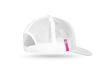 CAPPELLINO VENTILATO BIANCO LOGO U ROSA