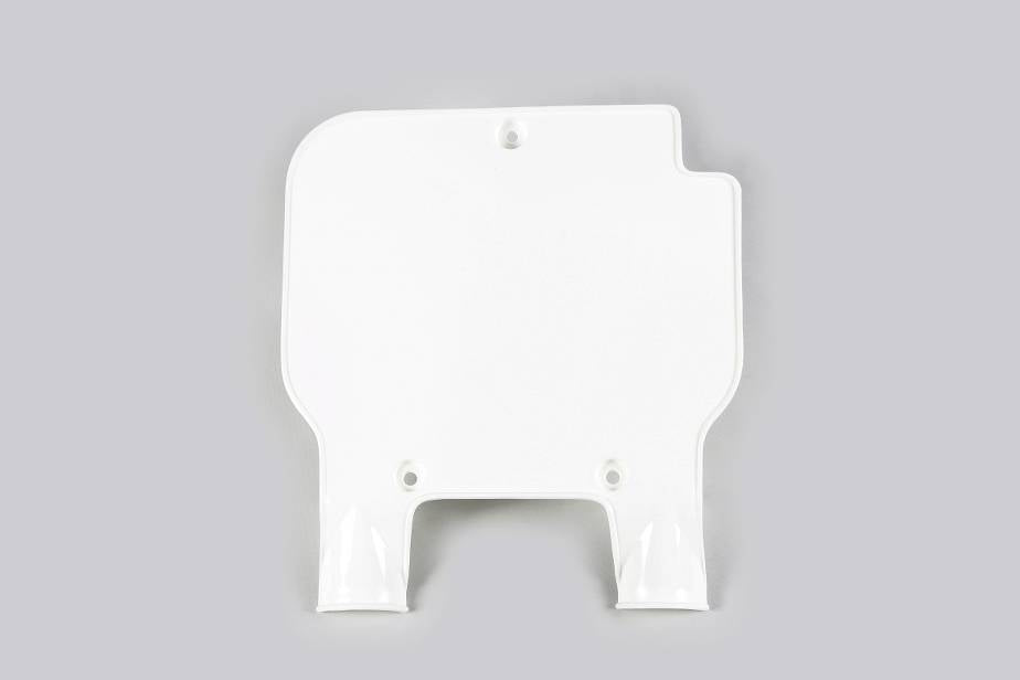 TABELLA PORTANUMERO ANTERIORE COMPATIBILE CON KAWASAKI KX 250 1989-1995 bianco