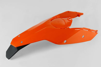 PARAFANGO POSTERIORE COMPATIBILE CON KTM EXC 300 2008-2011 / enduro LED arancio