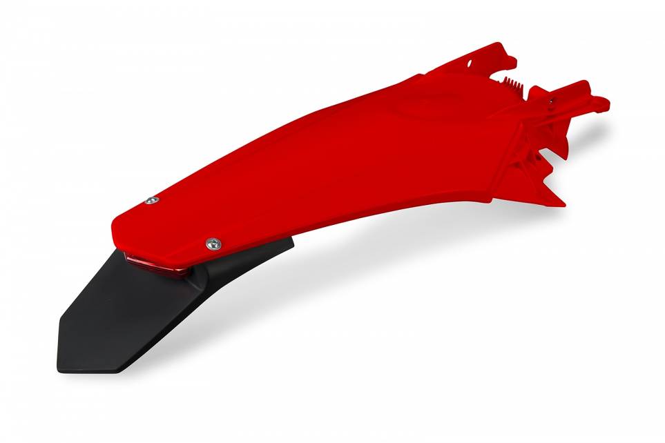 PARAFANGO POSTERIORE COMPATIBILE CON GAS GAS EC-F 350 2021-2023 / enduro LED rosso