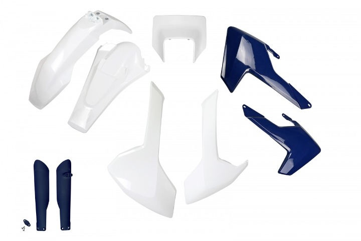 FULL-KIT-PLASTICHE-COMPATIBILE-CON-HUSQVARNA-TE-300-2017-2019-con-portafaro-OEM 17-18-999