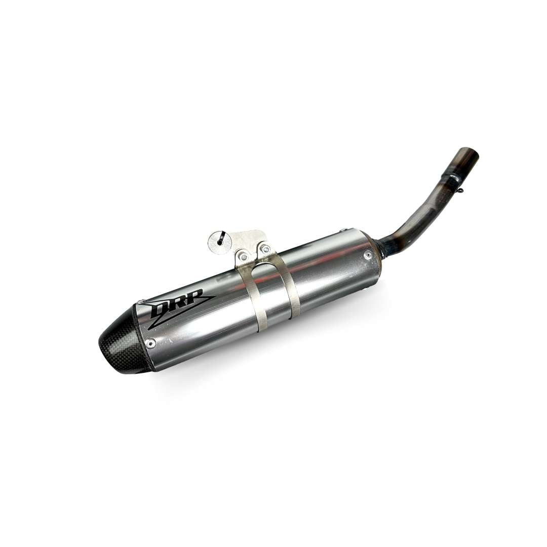 Silenziatore DRP grigio fondello carbonio Suzuki RM 125 04-12