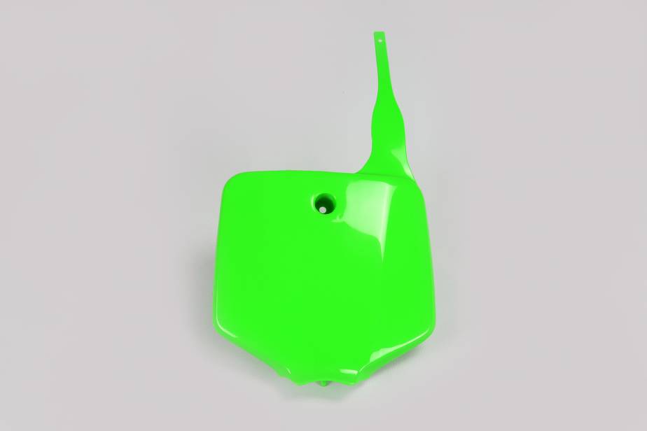 TABELLA PORTANUMERO ANTERIORE COMPATIBILE CON KAWASAKI KLX 110 2001-2026 verde