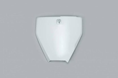TABELLA PORTANUMERO ANTERIORE COMPATIBILE CON HUSQVARNA TC 85 2018-2024 bianco
