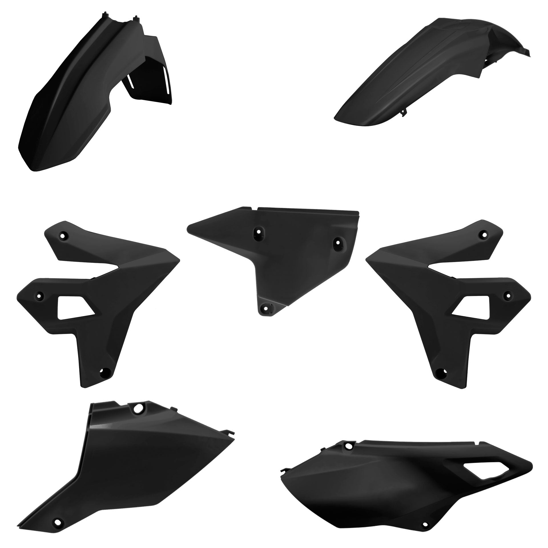 KIT PLASTICHE PER SUZUKI DRZ400 E-S 00-24 / NERO / RESTYLING