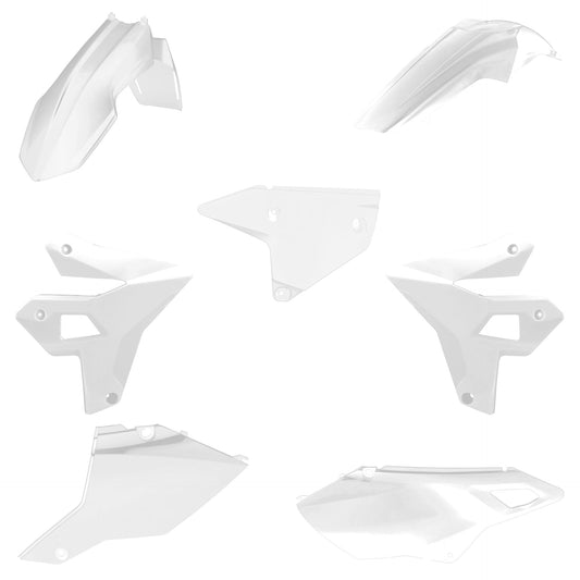 KIT PLASTICHE PER SUZUKI DRZ400 E-S 00-24 / BIANCO / RESTYLING