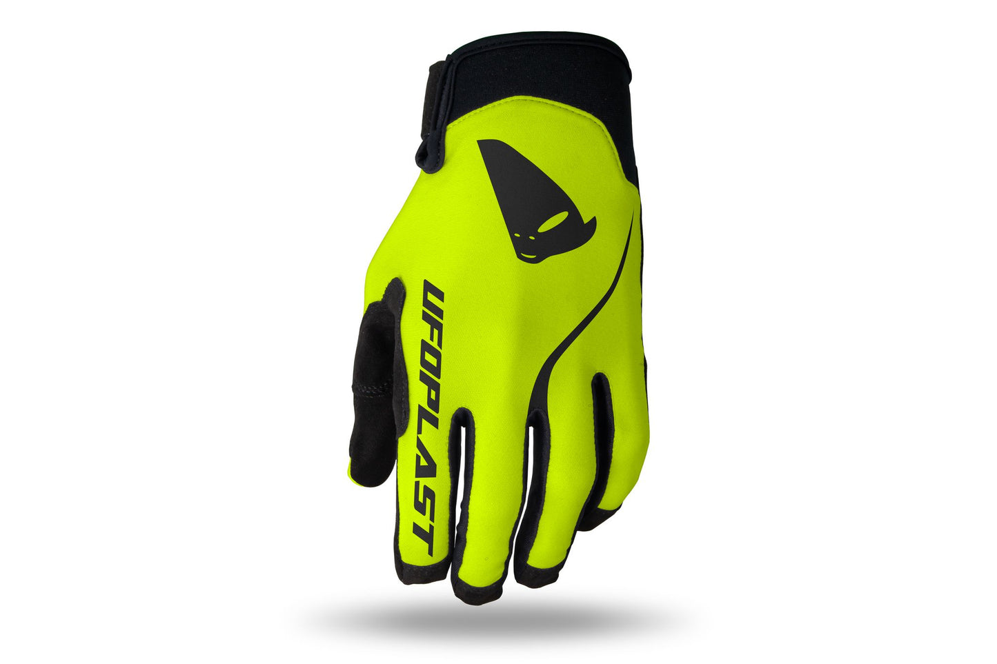 GUANTI MOTOCROSS UFO SKYLINE GIALLO FLUO - vista 2