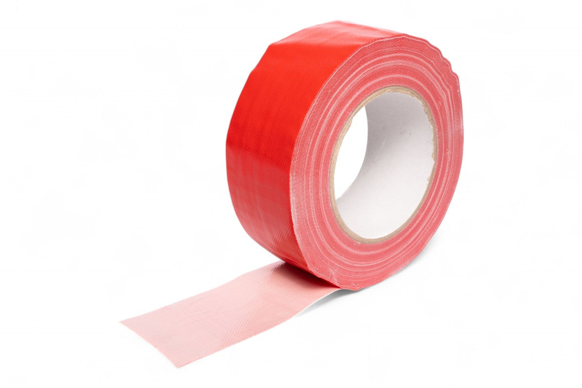NASTRO TELATO - LUNGHEZZA 30M, LARGHEZZA 50MM - ROSSO MOTOCROSS MARKETING