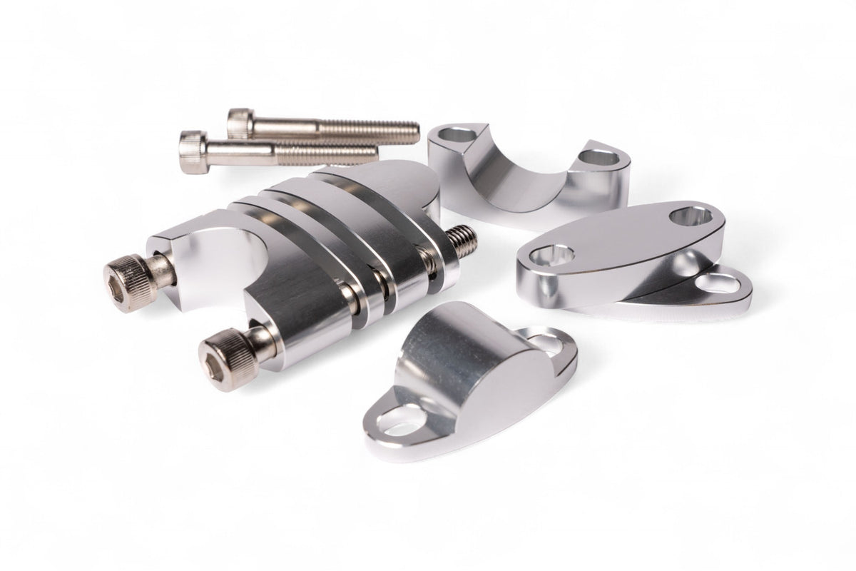 ACCESSORIO MANUBRIO KIT SPESSORI IN ALLUMINIO PER RIALZARE MANUBRI DA Ø 28,6MM