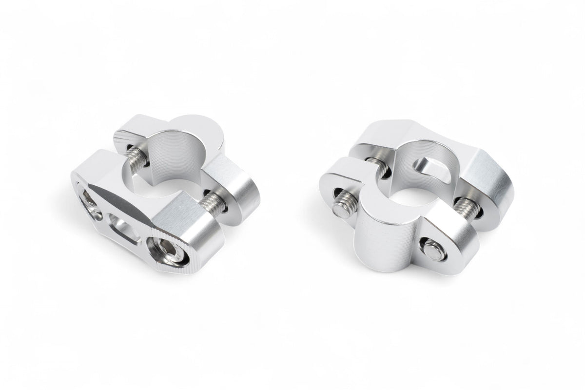 ACCESSORIO MANUBRIO SPESSORI IN ALLUMINIO ANODIZZATO DA 10MM PER RIALZARE MANUBRI DA Ø 22MM