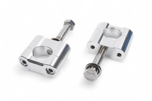 ACCESSORIO MANUBRIO ATTACCHI DISASSABILI IN ALLUMINIO ANODIZZATO PER DA Ø 28,6MM