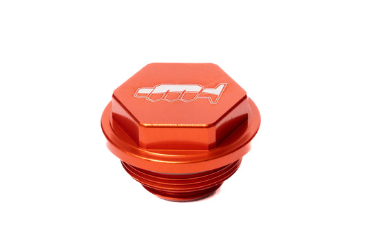 COPERCHIO POMPA FRENO POSTERIORE - ARANCIONE KTM EXC-F 400 (05-10) MOTOCROSS MARKETING