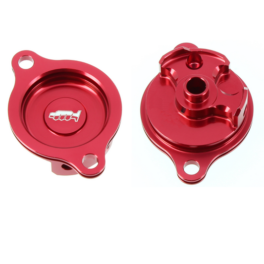 COPERCHIO FILTRO OLIO - ROSSO HONDA CRF 250R (10-17) MOTOCROSS MARKETING