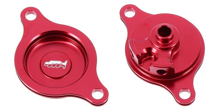COPERCHIO FILTRO OLIO - ROSSO HONDA CRF 450R (09-16) MOTOCROSS MARKETING