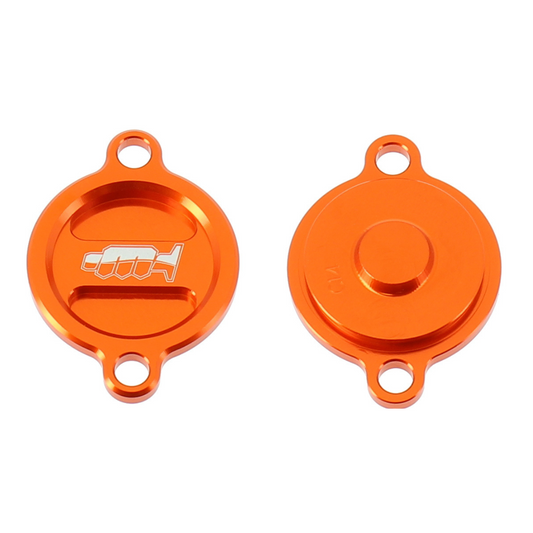 COPERCHIO FILTRO OLIO - ARANCIONE KTM FREERIDE 350 (12-17) MOTOCROSS MARKETING