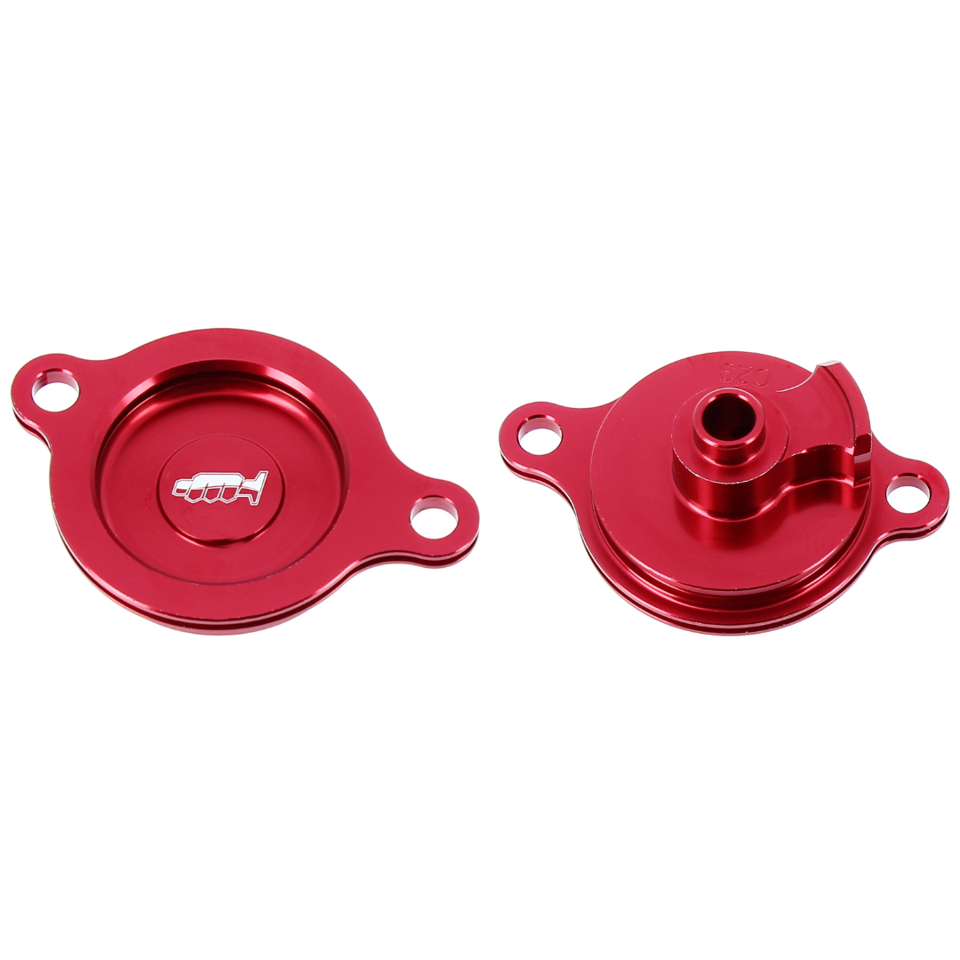 COPERCHIO FILTRO OLIO - ROSSO HONDA CRF 450R (17-26) MOTOCROSS MARKETING