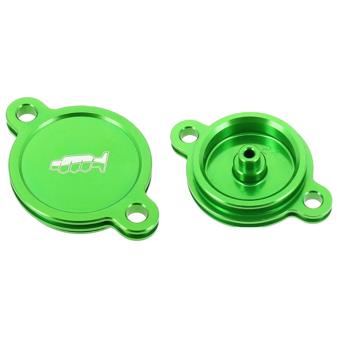 COPERCHIO FILTRO OLIO - VERDE KAWASAKI KXF 450 (19-26) MOTOCROSS MARKETING