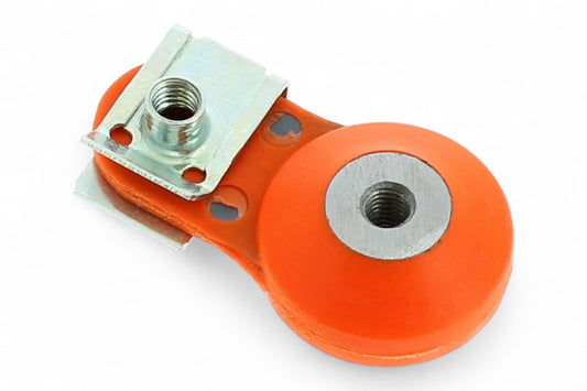 SILENT BLOCK ALLUMINIO E GOMMA ARANCIONE CON CLIPS, MODELLO HUSQVARNA/KTM MOTOCROSS MARKETING