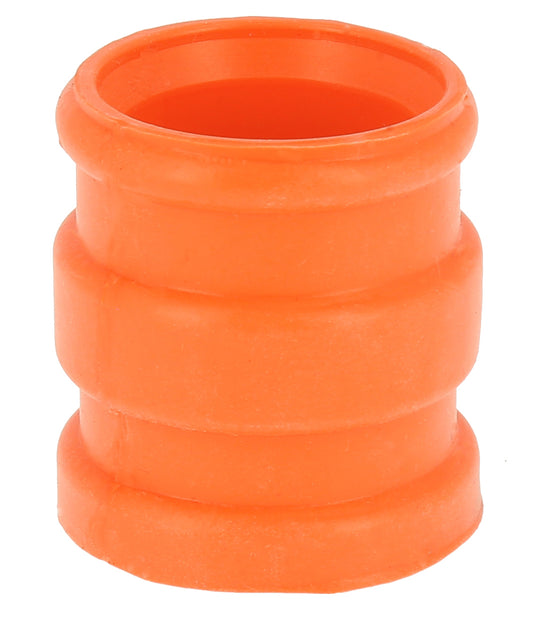 MANICOTTO SILENZIATORE IN GOMMA ARANCIONE - Ø INTERNO 29MM DA UN LATO/30MM DALL'ALTRO, LUNGHEZZA 45MM MOTOCROSS MARKETING